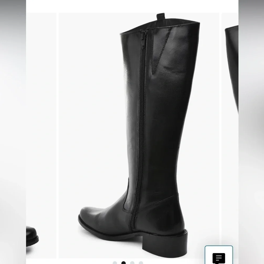 New▶️ Catherine Malandrino ◀️ Reeta Leather Riding Boots   Size 6